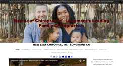 Desktop Screenshot of chiropracticlongmont.com